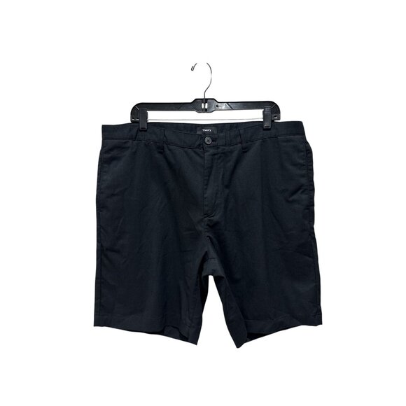 THEORY Zaine S P 2 Men Black Function Twill Shorts 38 - Picture 2 of 6